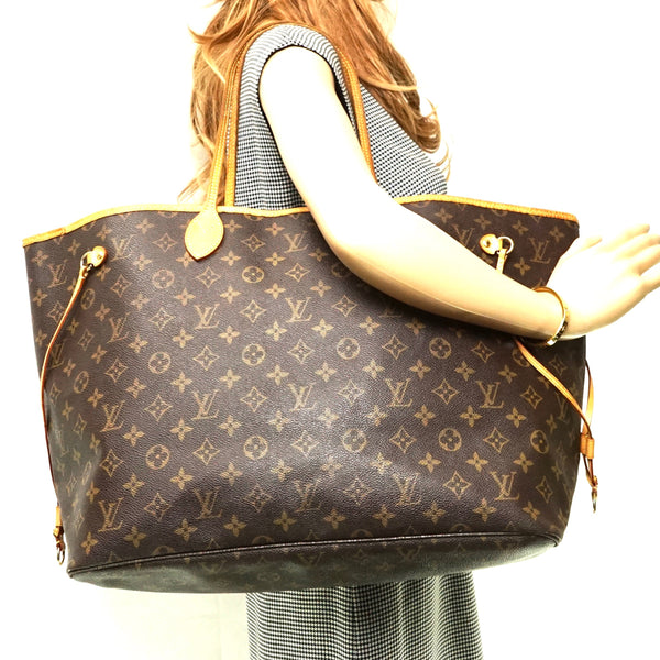 Pre-loved authentic Louis Vuitton Neverfull Gm Shoulder sale at jebwa.