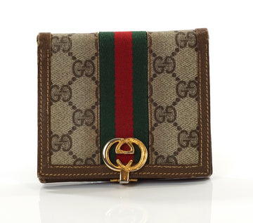 Pre-loved authentic Aut Gucci Sherry Small Wallet Canvas sale at jebwa.