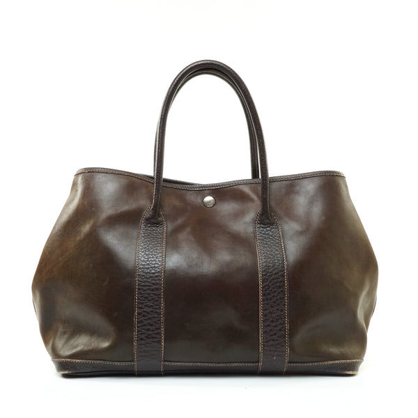 Pre-loved authentic Hermes Amazonia Tote Bag Brown sale at jebwa.