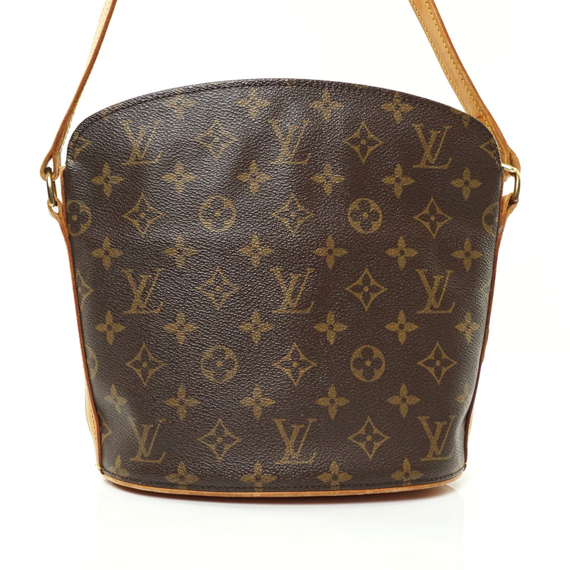 Authentic Louis Vuitton Monogram Drouot Cross Body Shoulder Bag