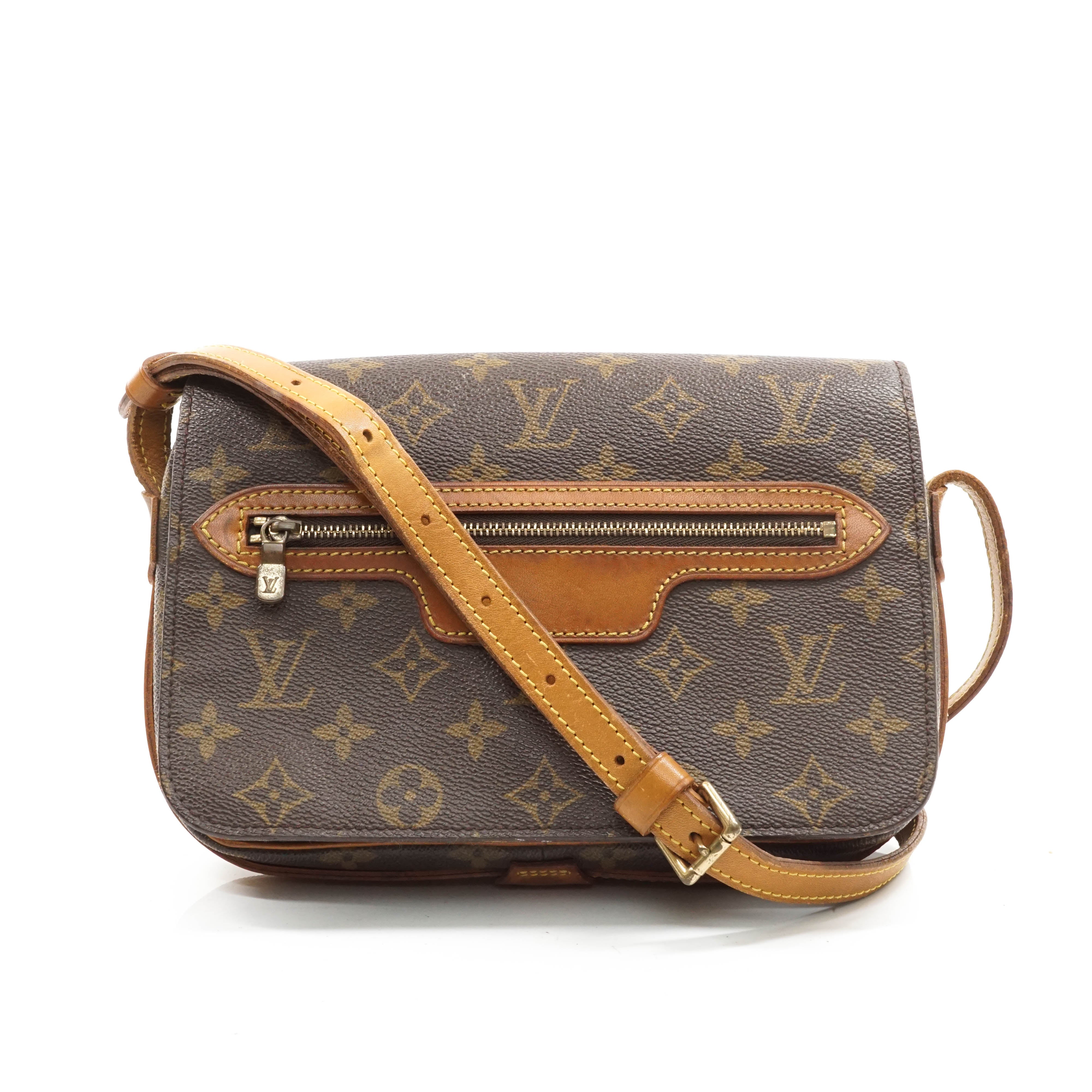 Louis Vuitton Saint Germain 24 Crossbody Shoulder Bag Monogram Leather –  brandedmoda