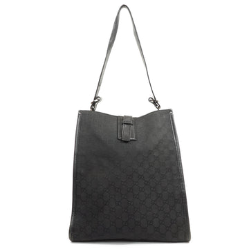 Gucci Gg Tote Bag Black Canvas