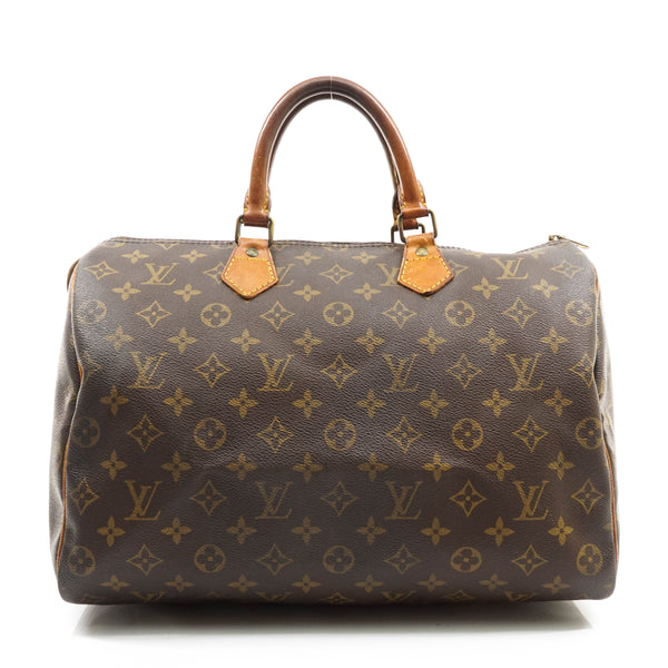 Louis Vuitton Speedy 35 Satchel Bag