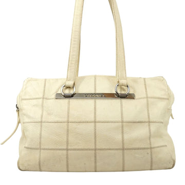 Chanel Choco Bar Silver With Logo