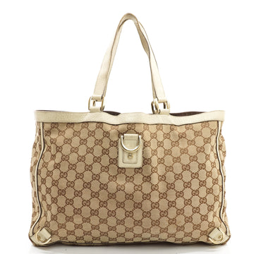 Gucci Tote Bag Light Brown Canvas