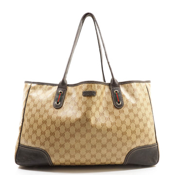 Gucci Crystal Gg Tote Bag Vinyl