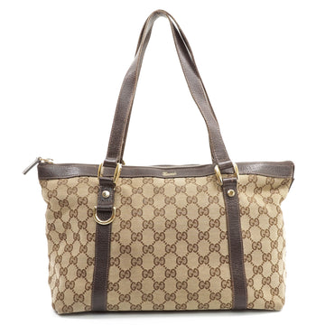 Gucci Shoulder Bag Brown Canvas