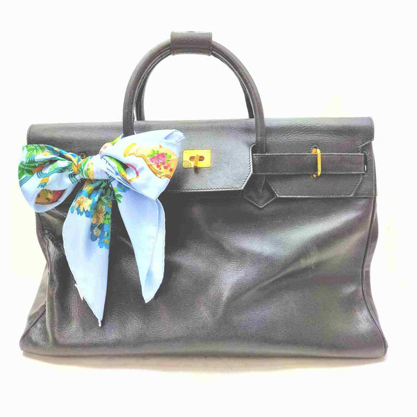 Gucci Travel Bag Black Leather