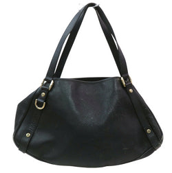 Pre-loved authentic Gucci Shoulder Bag Black Leather sale at jebwa.