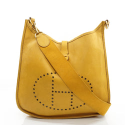 Hermes Evelyn Shoulder Bag Yellow