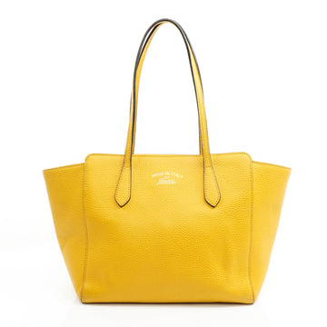 Gucci Tote Bag Leather Yellow