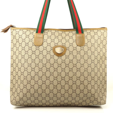 Pre-loved authentic Gucci Sherry Tote Bag Tote Brown sale at jebwa