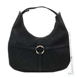 Pre-loved authentic Gucci Shoulder Bag Black Canvas sale at jebwa.