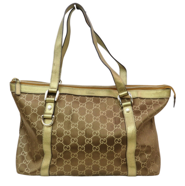 Pre-loved authentic Gucci Gg Tote Bag Gold Shoulder sale at jebwa.