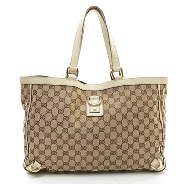 Gucci Abbey Gg Tote Bag Brown