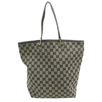 Gucci Gg Tote Bag Black Canvas