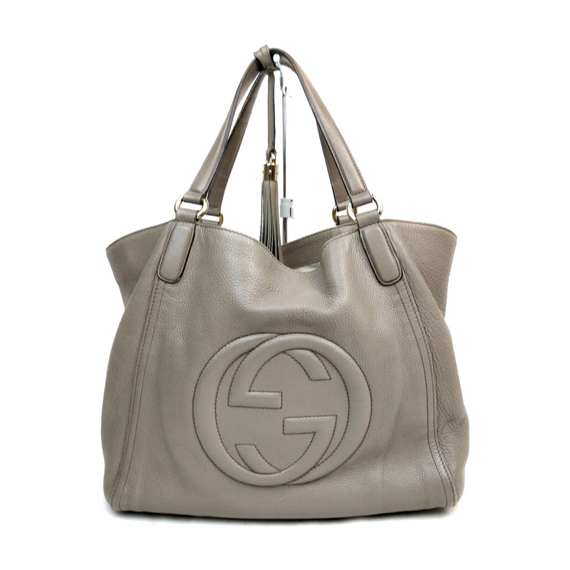GUCCI Soho Pebbled Leather Tote (Large)