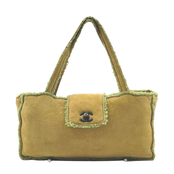 Chanel Suede Leather Shoulder Hand