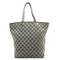 Gucci Tote Bag Canvas Black