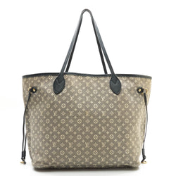 Louis Vuitton grey Neverfull Mm Tote Bag