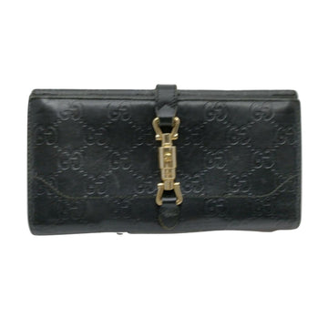 Gucci Long Wallet Black Leather