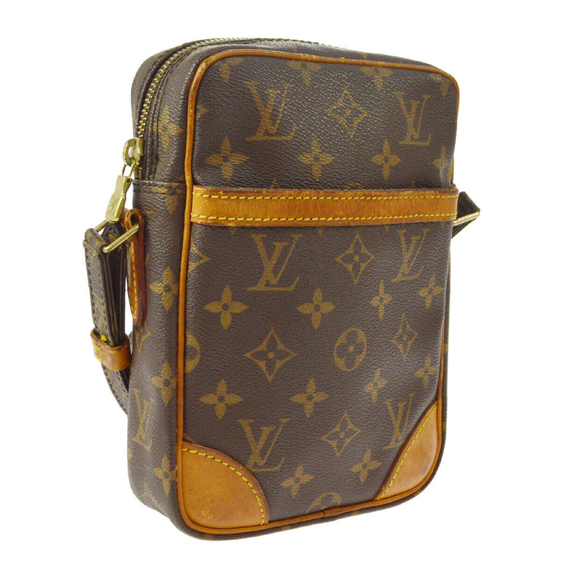 Louis Vuitton Danube Brown Canvas Shoulder Bag (Pre-Owned)