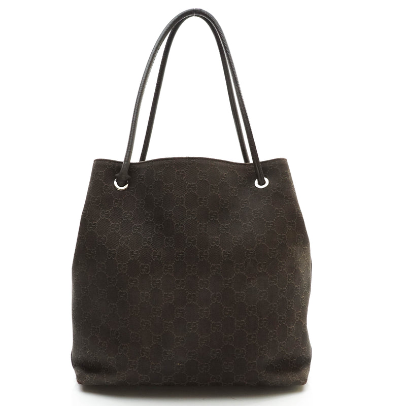 Gucci Gg Tote Bag Canvas Brown