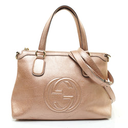 Pre-loved authentic Gucci Soho Convertable Bag Leather sale at jebwa.