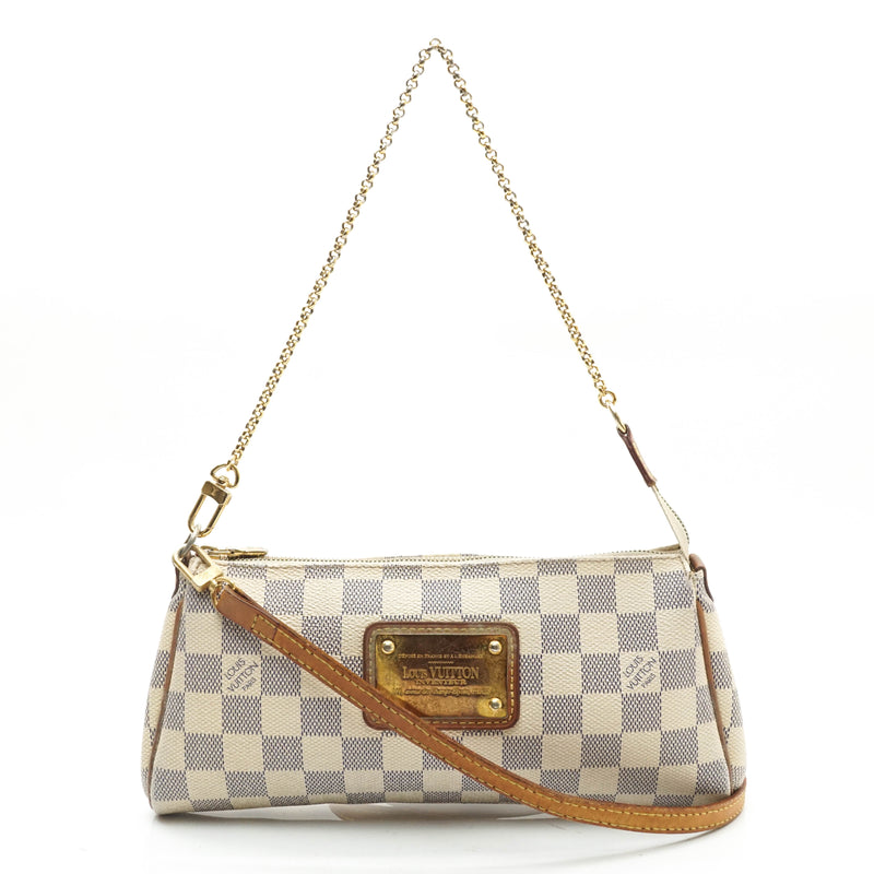 Louis Vuitton - Authenticated Eva Handbag - Leather White for Women, Very Good Condition
