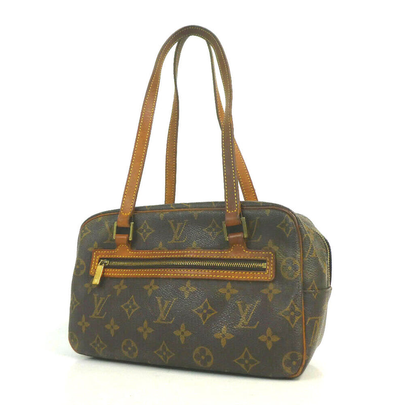 Pre-loved authentic Louis Vuitton Cite Mm Handbag Brown sale at jebwa