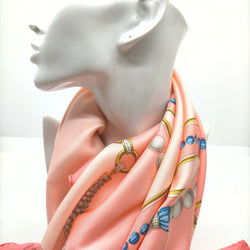 Cartier Scarf Silk Pink