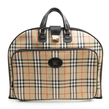 Burberry Travel Bag Canvas Brown