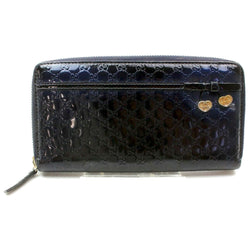 Gucci Sima Zippy Wallet Enamel Navy