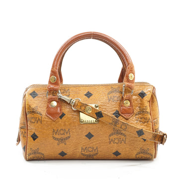 Mcm Hand Bag Boston Brown