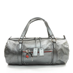 Chloe Paddington Boston Bag Silver