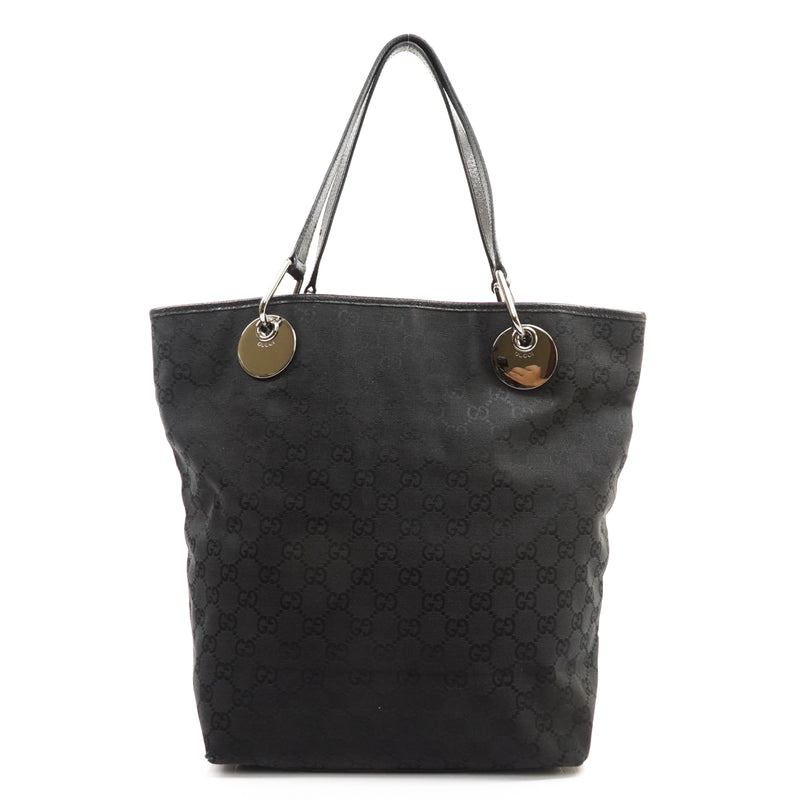 Gucci Tote Bag Canvas Black