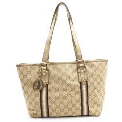 Gucci Tote Bag Canvas Brown