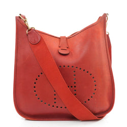 Hermes Evelyne Shoulder Bag Leather