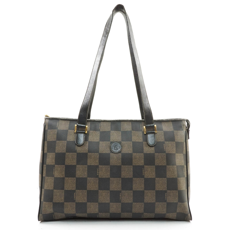 Fendi Shoulder Tote Bag Leather