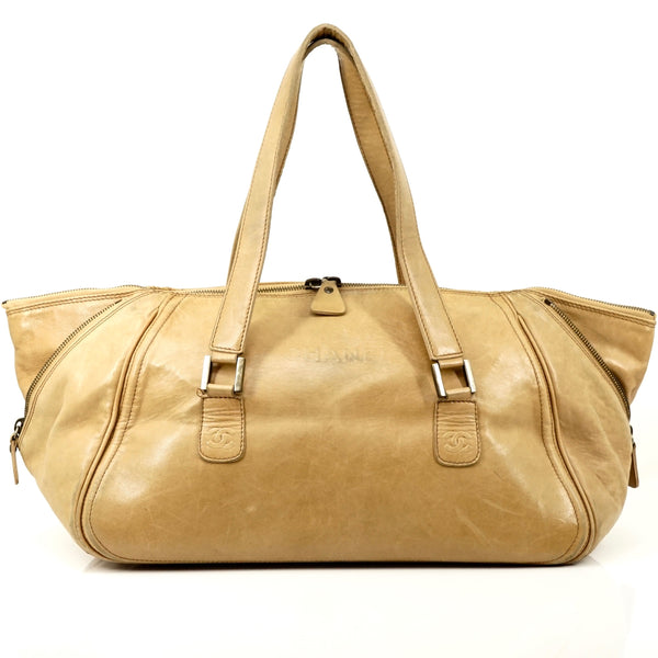 Chanel Shoulder Bag Light Brown