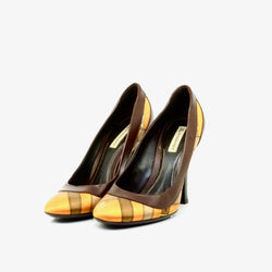 Burberry Silk Leather Shoes