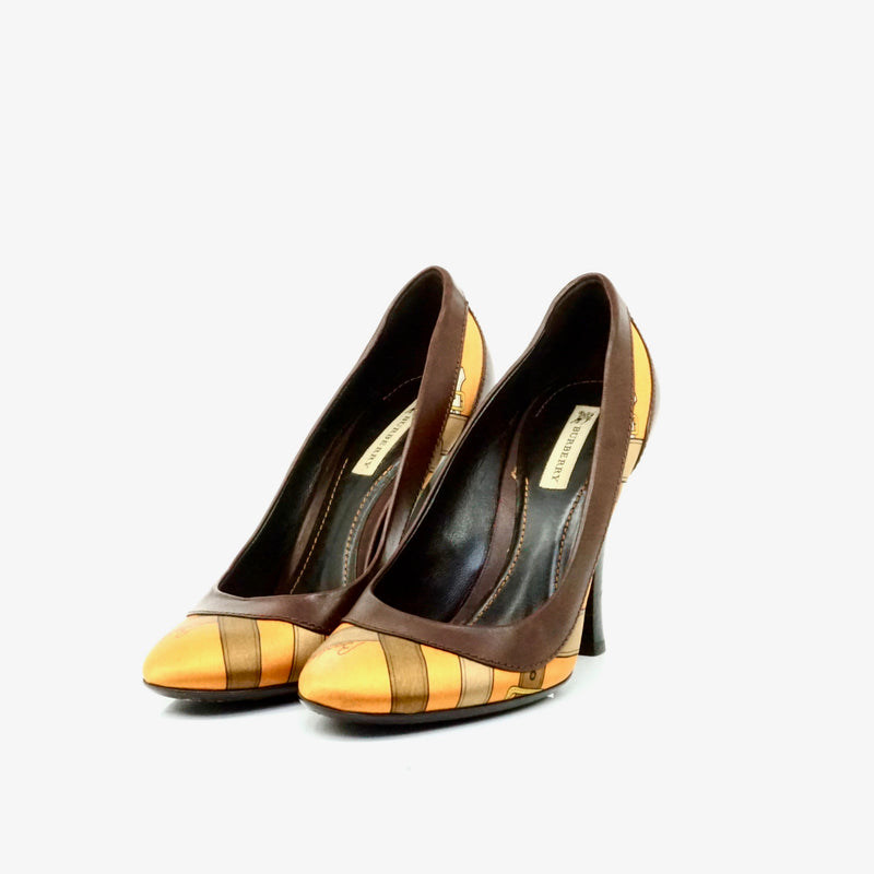 Burberry Silk Leather Shoes