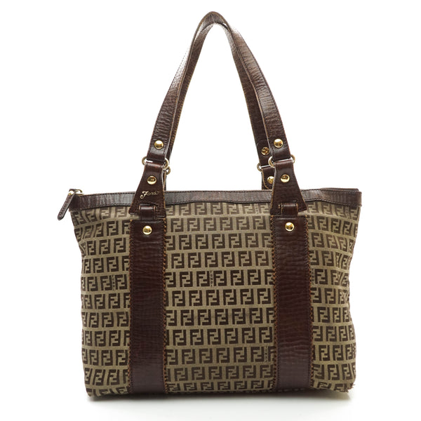 Fendi Zucchino Jacquard Leather