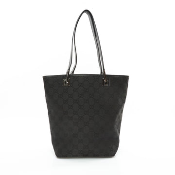 Gucci Gg Shoulder Bag Canvas Black