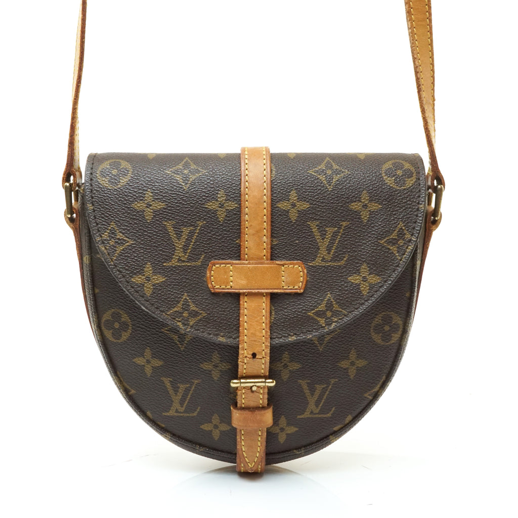 Louis Vuitton 'Chantilly Pm' Saddle Bag in Brown