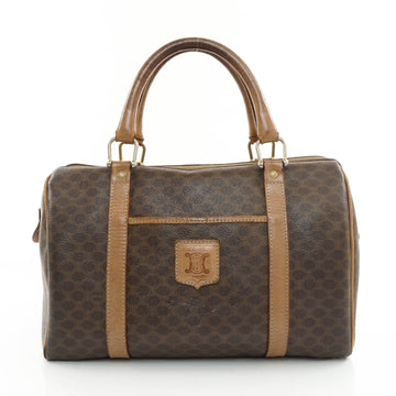 Celine Shoulder Bag Brown Canvas