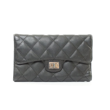 Chanel Wallet Black Caviar Skin