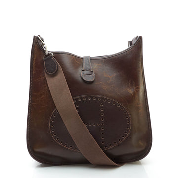 Hermes Hobos Bag Brown Leather