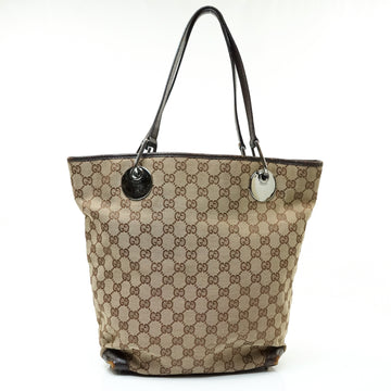 Pre-loved authentic Gucci Gg Canvas Tote Bag Light sale at jebwa.