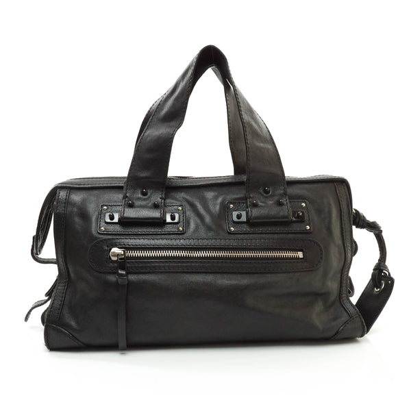 Chloe Tote Bag Leather Black